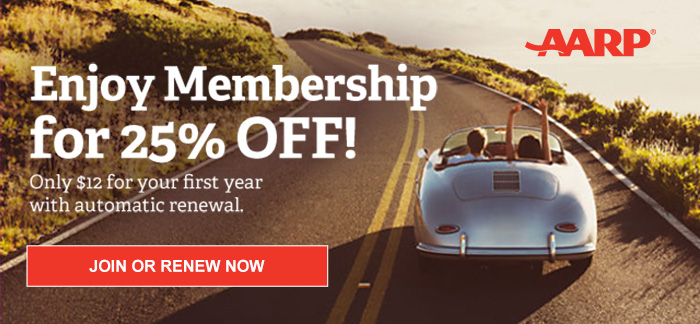 AARP | Enjoy Membership for 25% OFF!